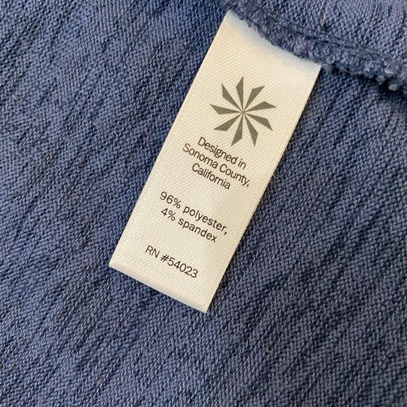 Blue long sleeve Athleta zip hoodie - Picture 4 of 6